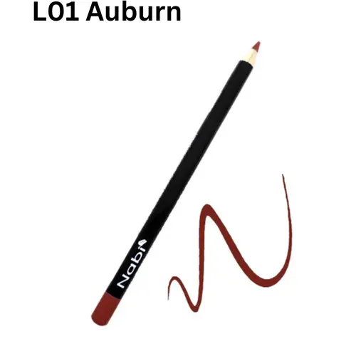 NABI LipLiner and  Eyeliner Pencils-L01-L32[30COLORS] -Long Lasting,High Pigment,Smudge-Proof. Perfect for All-Day Wear, Easy to Apply- Matte/1PC sauchae stain lip liner