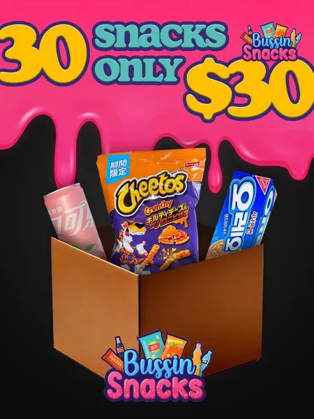 30 Snacks for $30 - Asian Snack Mixed
