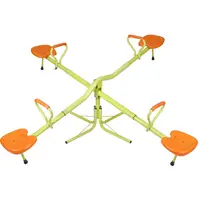Segawe Swivel Rotator Spinning Seesaw for Kids - Durable Rubber, Steel & Plastic Playground Set, Toddler Option, Rubber-Capped Stoppers, Indoor/Outdoor Gym Alternative to Swings, Fosters Social Interaction, Toddler Playground Outdoor
