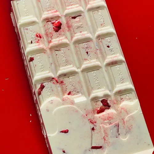 *REFILL* Strawberry Crush Stuffed Chocolate Bar Kit - DIY Dessert with Real Freeze-Dried Strawberries & Crunchy Shortbread Crumble