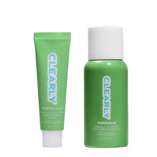 Clearly Breakout Routine Multi-Pack Skincare Kit - Daily Acne Treatment for Oily, All Skin Types with Mask