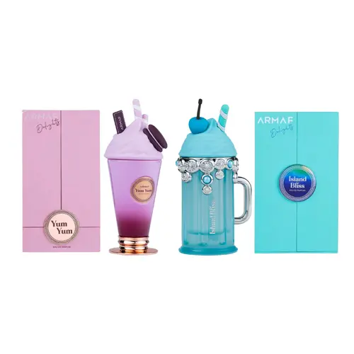 Women's Armaf Delights Yum Yum & Armaf Island Bliss Eau de Parfum 3.4 Oz Bundles - Delightful Fragrance, Fragrance Perfumes, Signature Scent, Smell Good All Day