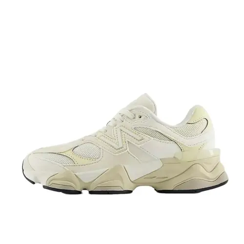 Women’s & Youth New Balance 9060 Sea Salt Linen Athletic Everyday Sneakers - Plush Cushioned, Suede Texture, Breathable Walking, Lightweight Sporty Mesh Shoes for Daily Walking & Gym, All-Day Comfort Solid Color