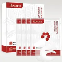 Deep Collagen Hydrogel Eye patch (4 Pairs), Affordable Glass Glow Skincare Mask, Korean Skincare, Anti-aging, Drooping Eyelid, Puffiness, DEPUFFS UNDER-EYE BAGS, Firming & Moisture Facial Mask.