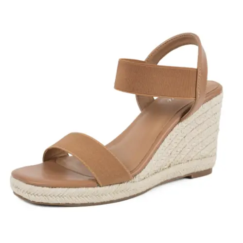 Natural Stride Women's Classy Stylish Fashion Platform Wedge Espadrille Sandals - Square Open Toe Footwear, High Heels,back to school,back to school haul