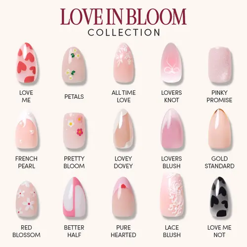 Glamnetic Love In Bloom Press On Nail Collection