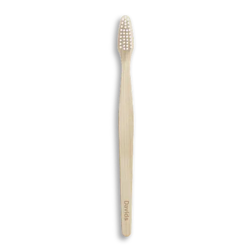 Davids Premium Bamboo Toothbrush for Adults - BPA-Free, Eco-Friendly, Bisphenol A (BPA)-Free Care, Plant-Based Soft Bristles, Gentle Clean, Biodegradable, Gum Health, Fresh Breath Oral Self Care Product