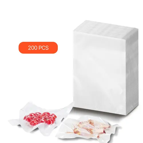 【toolupgrade】VEVOR 200-Bag Value 8x12 in Non-BPA Food-Grade Heating Vacuum Sealer Bags, Works with Most Sealers, Father's Day Gift for Food Preservation