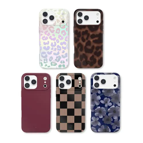 Velvet Caviar Best-Selling Durable Magnetic Patterned Animal Print Phone Cases - Cute Accessories, TPU & Polycarbonate Shockproof Covers for iPhone, Mocha Vibe Checker Wireless Mobile Accessories