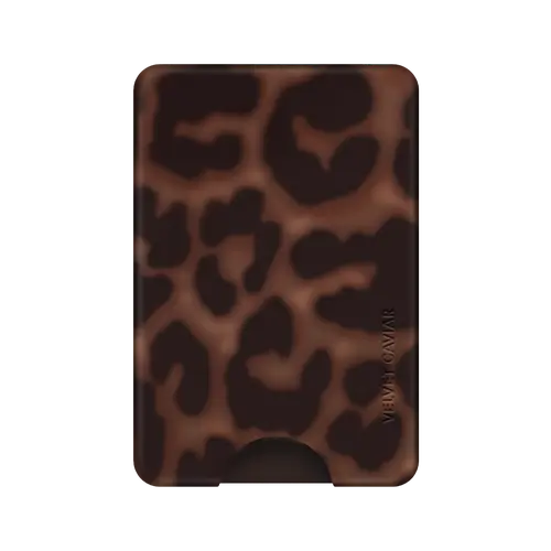 Velvet Caviar Women's Leopard MagSafe Wallet - Slim Card Holder, It Girl Style, Leopard Print