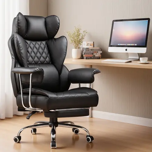 GTPLAYER Adjustable Ergonomic Big and Tall Office Chair - Pocket Spring Support, Outward Fixed Soft Armrests, Footrest, Wide Comfortable Desk Computer Chair [2026 Promotion], Adjustable Ergonomic Chair, Oversized,summerwins,dorm essentials,home decor