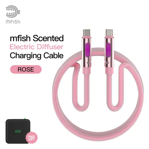 mfish 240W High-Power Multi-Device Aromatherapy USB-C Fast Charging Data Cable (6ft Length) - for iPhone 15/16, MacBook, iPad, Smartphones, Data Charging Cable, Charging Cables