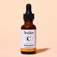 TruSkin Vitamin C Brightening Serum with Aloe, Jojoba Oil, and Hyaluronic Acid for Glowing Skin + FREE Retinol Serum Mini - TikTok Exclusive