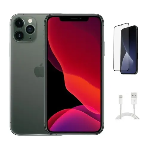 Refurbished iPhone 11 Pro(Unlocked) - Excellent Condition w/ Tempered Glass Screen Protector & 1 Year Warranty  A2160
