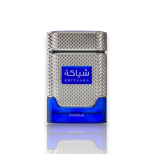Khadlaj | Shiyaaka | Blue | Men's Fragrance | 100 ML 3.4 OZ | Eau De Parfum | Bergamot - Lime & Basil