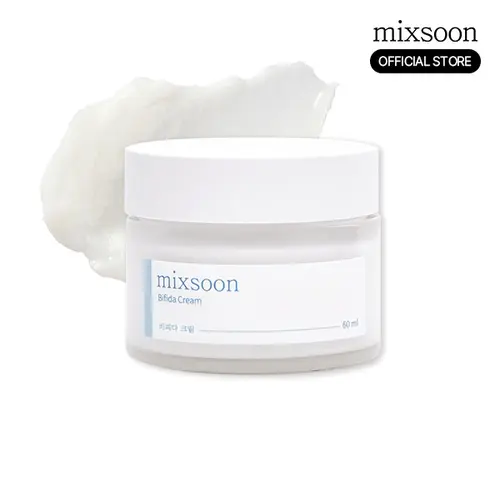 [mixsoon] Bifida Cream - Fragrance-Free Korean Skincare Moisturizer, 2.02 fl.oz/60ml, Moisturizing, Hydrating, Skin Repair, Selfcare Treatment