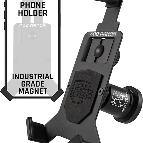 MOB ARMOR Magnetic Phone Mount - Car Accessory, Car Phone Holder for Dashboards, Closed Cab Vehicles, Dashboard Mounts & Holders