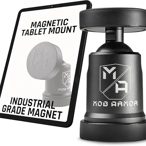 TabNetic Maxx Industrial Grade Magnetic Tablet Mount | Rugged Aluminum Fully Adjustable for Tablets & Computers