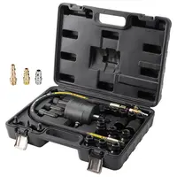 Pneumatic Injector Puller Kit for Diesel Engines 21pcs Diesel Injector Extractor Tool with Air Inlet Hose & High-Quality Chrome Vanadium Steel for Bosch Delphi Denso Siemens Injectors - Oil Wrench Set,car accessories