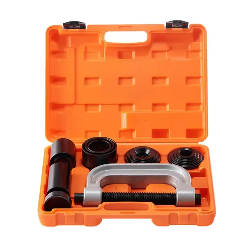 【Summerfinds】VEVOR 10-Piece Carbon Steel Ball Joint Press Kit, Multi-Size Mechanic Auto Repair Tools with C-Press Clamps for Removing & Installing Ball Joints on Most 2WD & 4WD Cars