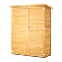 VEVOR Outdoor Storage Shed,  Large Wooden Outside Storage Cabinet with Waterproof Roof and Metal Frame, Double Lockable Doors Garden Tool Shed Storage House Cabinet with Shelves & Floor, 55"x67.5",outdoorfurnitureset,home decor,camping essentials