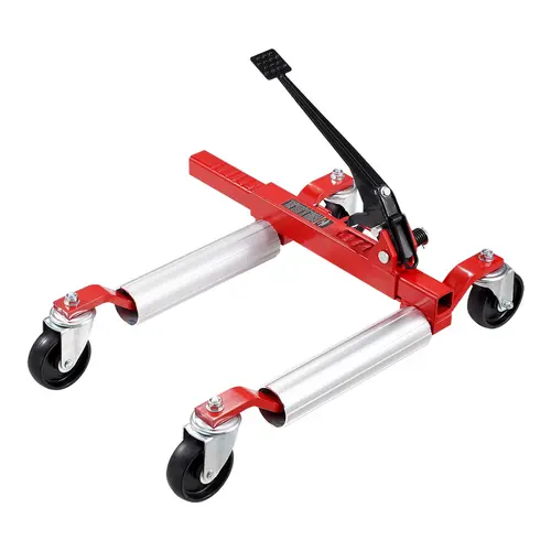 【Summerfinds】VEVOR Wheel Dolly Max Capacity 1500 Lbs Car DollyCar Jack Dolly Lifter with 360° Rotatable WheelsHeavy Duty Vehicle Positioning Ratchet Tire Jackfor Vehicle Car Auto Repair Moving, Car Repair Tools