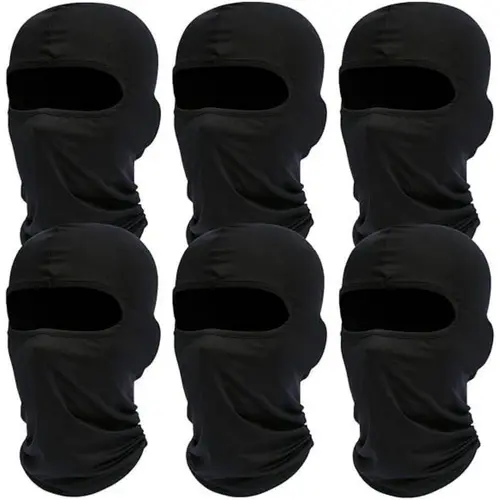 6 Pack Neck Gaiter Bandana Face Mask Cooling Gator Mask Ski Neck Scarf Breathable Face Cover Balaclava