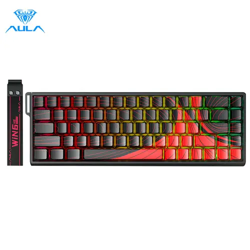 [New]Aula WIN60/WIN68 HE Magnetic Keyboard with Adjustable Actuation, Hall Effect Keyboard with 0.3ms Latency, 65% Wired Compact Keyboard, 8000 Hz Polling Rate, Hot-Swappable pc Accessories TikTokShopfalldealsforyou,back to school,back to school haul