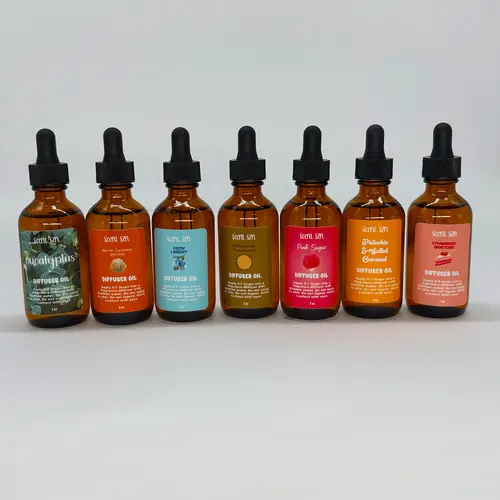 SCENT SZN 2 oz Home Fragrance Diffuser Oil, Paradise-Cream-Mint-Bean Scented Aroma Refill for Home Care Supplies, Freshener