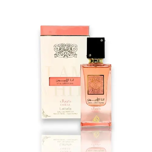 Lattafa | Ana Abiyedh | Coral | Eau De Parfum | Unisex Fragrance | 60ML - 2.0 OZ | Eau De Parfum |  Watermelon, Peach, Orange
