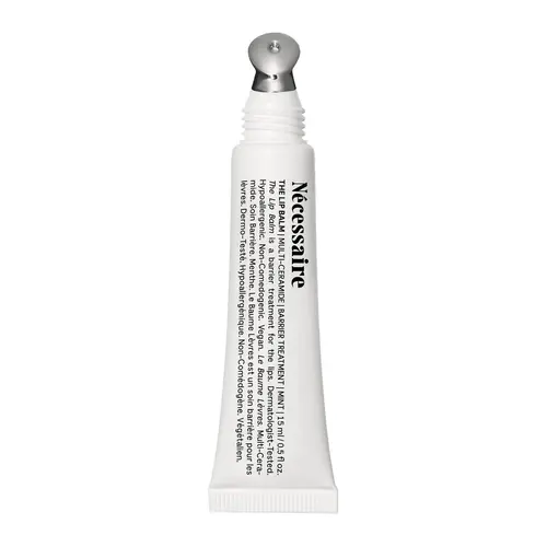 Nécessaire The Lip Balm | Clear, Mint, Multi-Ceramide, Treatment Balm | Instant Relief for Dry, Chapped Lips | Cooling Hypoallergenic Tip | Non-Sticky |  Dermatologist-Tested. (15ml / 0.5 fl oz)