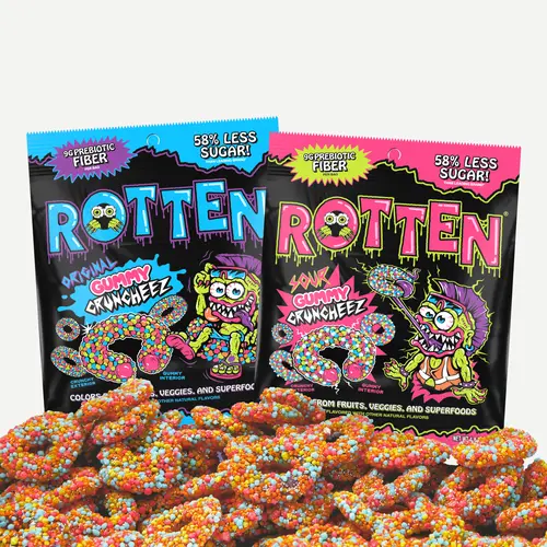 NEW! Gummy Cruncheez, 8-Pack (1.8 oz Single-Serve Bags)