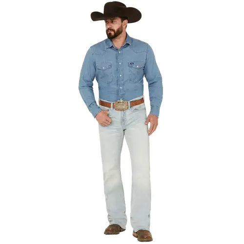 Cody James Men's Men'S Pioneer Wash Wyatt Slim Bootcut Stretch Denim Jeans - Cjsu23j83-Ltw