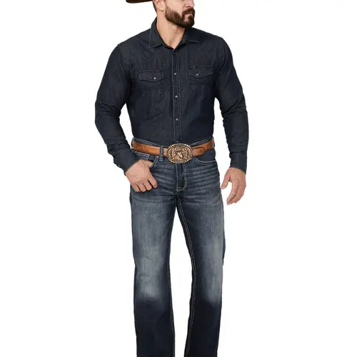Cody James Men's Moonlight Wash Duke Relaxed Bootcut Stretch Denim Jeans - Cjsp24j41-Dkw