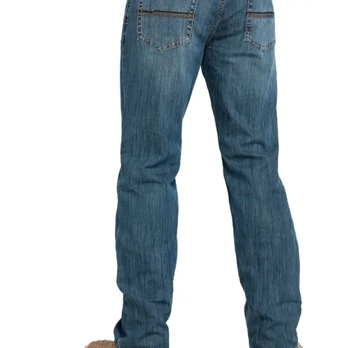 Cody James Men's Bozeman Wash Wyatt Slim Bootcut Stretch Denim Jeans - Cmba19d11-Mdw