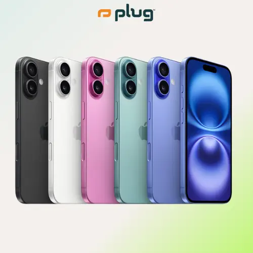 Refurbished iPhone 16 (Unlocked) - Excellent Condition with 1-Year Warranty by Plug