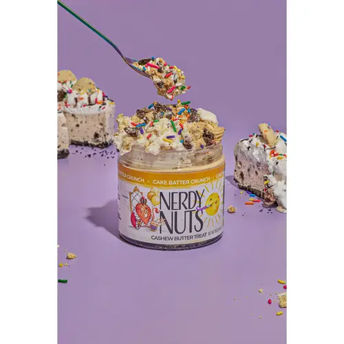 Cake Batter Crunch Cashew Butter Treat