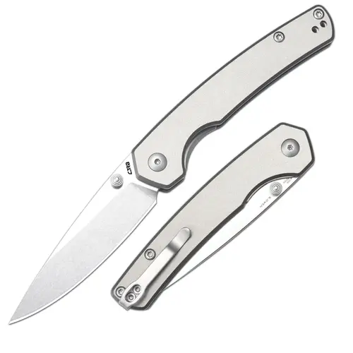 CJRB Kain Compact Folding EDC Pocket Knife - 2.95" Blade AR-RPM9 Steel Drop Point Metal Blade, G10 Handle, Deep Clipon Quick Access Clip, Emergency Tool, Camping Tool, Father's Day Gift for Men (Folding Pocket Knives for EDC Use)
