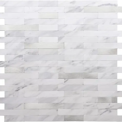 STICKGOO 10 Sheets PVC Peel and Stick Backsplash Tile for Kitchen/Bathroom/Laundry Room/Fireplace/RV, Tile Sticker, Wall Tile, Kitchen Backsplash