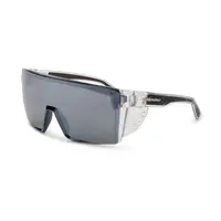 Bomber Eyewear Johnny Bomb | Men's Oversized Safety Sunglasses Unisex Full Shield ANSI Z87+ Removable Side Shields UV Protection Standard Lens XL Fit Job Site Outdoor Work