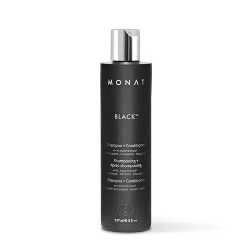 MONAT Black 2-in-1 Shampoo + Conditioner – Cleansing & Conditioning Hair Formula (237ml)