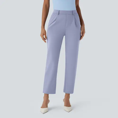 Halara High Waisted Pocket Ankle Length Tapered Work Pants #BackToSchool
