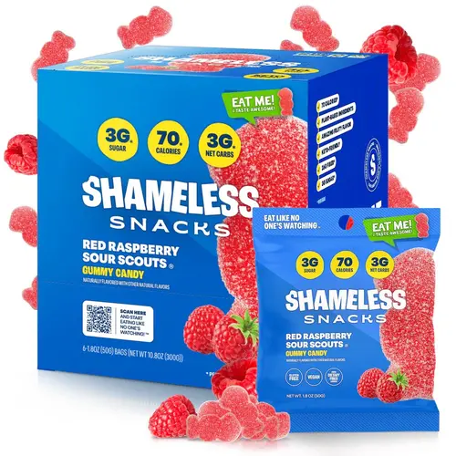 Shameless Snacks High-Fiber Chewable Dietary Gummies - Natural Digestive Wellness Supplement for Adults (US), Gut Support, Digestive Aid, Fiber-Rich Option, Self-Care Product, Prop 65 Safe