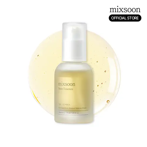[mixsoon Official] Bean Essence 1.01 fl.oz / 30ml — Korean Skincare for Hydration & Refined Texture, Exfoliating & Hydrating Care