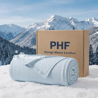 【Summer Wins】PHF Reversible Double Cooling Blanket for Hot Sleepers - Breathable, Lightweight, Portable Silky Blanket for Home, Office, Travel, Car - Perfect Summer Gift for Boyfriends, Men, Mother's Day, and Teen Bedrooms