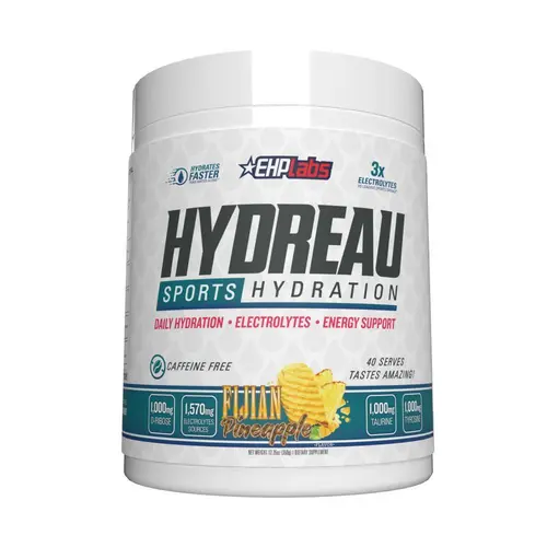 Hydreau Sports Hydration Powder | 40 Servings | Electrolytes & Coconut Water | Magnesium Recovery Blend | Natural Energy & Daily Hydration Mix
