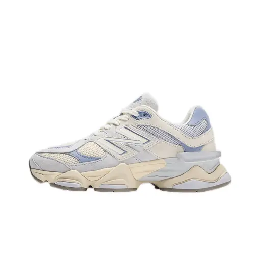 Men's New Balance 9060 Chunky Walking Shoes - Pearl Grey with Linen Overlay, Cushioned Sole, Closed-Toe, True-To-Size Modern Casual Sneakers for Everyday Wear