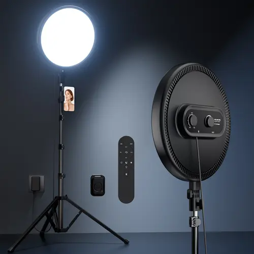 【BackToSchool】Weilisi Large Ring Light with 79" Stand, 6500K Full-Screen Selfie Ring Light with Stand and Phone Holder, Professional Big Ring Light for Live Stream, YouTube, TikTok, Makeup, Video, Photography,back to school,back to school haul