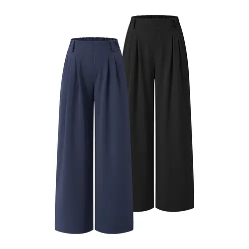 Halara Halara 2-Piece  Flex High Waisted Side Pocket Wide Leg Waffle Work Pants Set#TikTokShopBacktoSchool