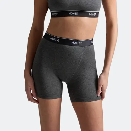 Woxer Women's Baller High-Rise 5" Leg Modal Fabric Panties - Soft, Sensory-Friendly, Breathable, Basic Everyday Underwear with Lined Front, Tag-Free Care, Lightweight, Casual